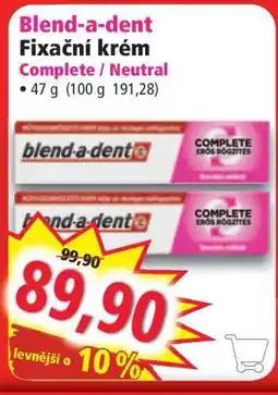 Norma BLEND-A-DENT Fixační krém nabídka