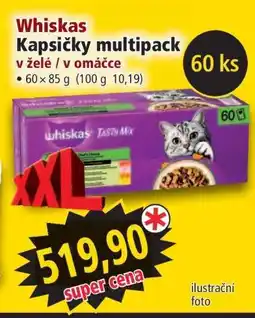 Norma Whiskas Kapsičky multipack nabídka