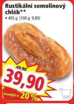 Norma Rustikální semolinový chléb nabídka
