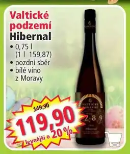 Norma Valtické podzemí Hibernal nabídka