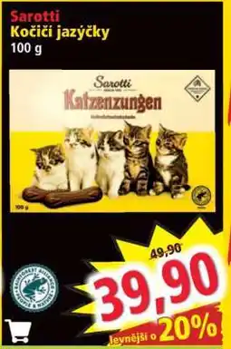 Norma SAROTTI Kočičí jazýčky nabídka