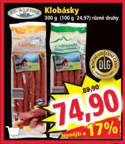 Norma Klobásky nabídka