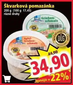 Norma Škvarková pomazánka nabídka