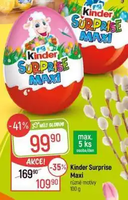 Globus KINDER SURPRISE MAXI nabídka