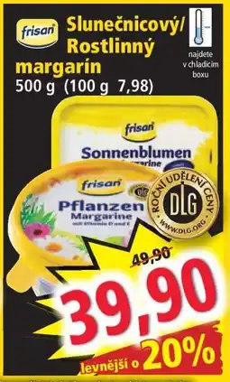 Norma Slunečnicový/Rostlinný margarín nabídka