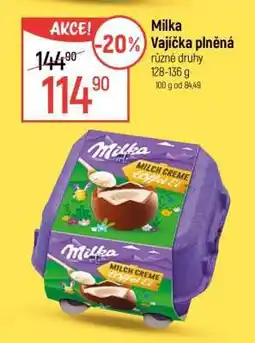 Globus Milka Vajíčka plněná nabídka
