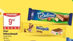 Globus Orion Delissa, Nesquik nabídka