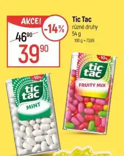Globus Tic Tac nabídka