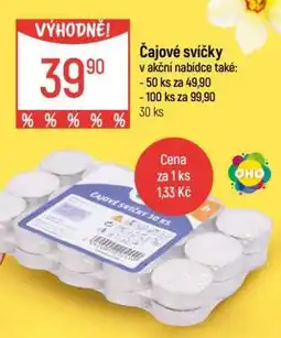 Globus Čajové svíčky nabídka