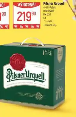 Globus Pilsner Urquell světlý ležák multipack nabídka