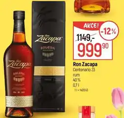 Globus Ron Zacapa Centenario 23 nabídka