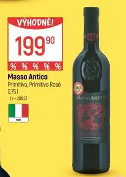 Globus Masso Antico Primitivo, Primitivo Rosé 0,75 l nabídka