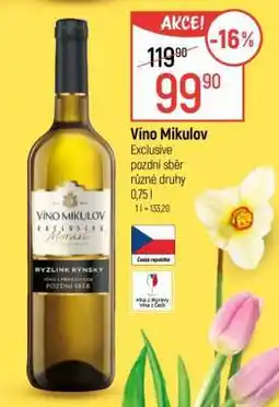 Globus Víno Mikulov nabídka