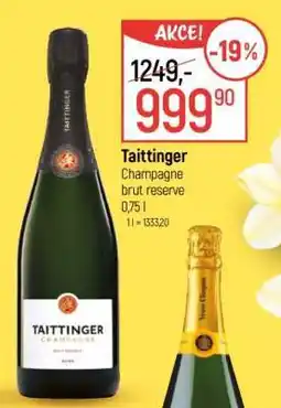 Globus Taittinger Champagne brut reserve nabídka