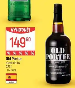 Globus Old Porter nabídka