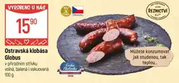 Globus Ostravská klobása Globus nabídka