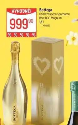 Globus Bottega Gold Prosecco Spumante Brut DOC Magnum nabídka