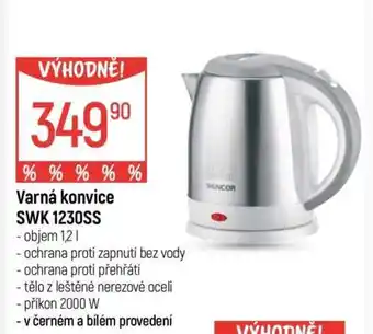 Varná konvice SWK 1230SS
