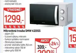Globus Mikrovlnná trouba SMW 4320SS nabídka