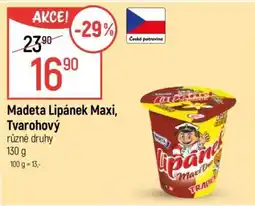 Globus Madeta Lipánek maxi tvarohový nabídka
