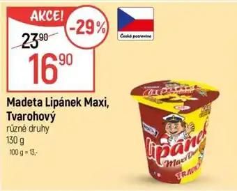 Globus Madeta Lipánek maxi tvarohový nabídka