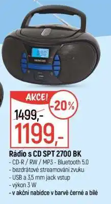 Globus Rádio s CD SPT 2700 BK nabídka