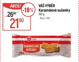 Globus VÁŠ VÝBĚR Karamelové sušenky nabídka