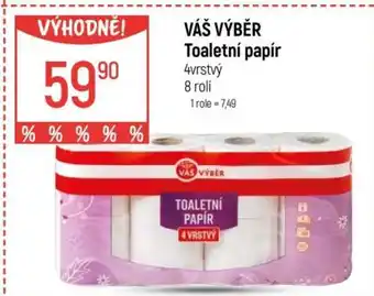 Globus Váš výběr Toaletní papír nabídka