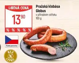 Globus Pražská klobása Globus nabídka