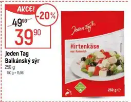 Globus Jeden Tag Balkánský sýr nabídka