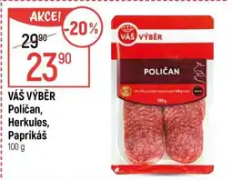 Globus Váš výběr Poličan Herkules, Paprikáš nabídka