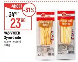 Globus VÁŠ VÝBĚR Sýrové nitě uzené, neuzené nabídka