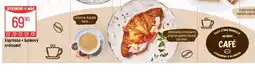 Globus Espresso + šunkový croissant nabídka