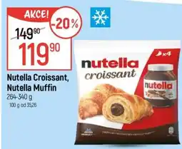 Globus Nutella Croissant, Nutella Muffin nabídka