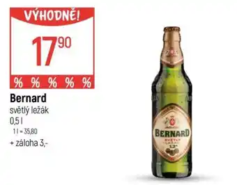 Bernard světlý ležák 0,5l