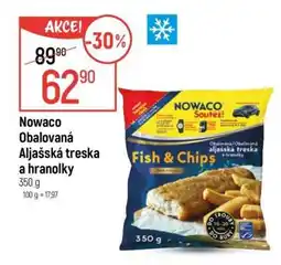 Globus Nowaco Obalovaná Aljašská treska a hranolky nabídka