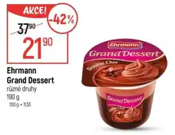 Globus Ehrmann Grand Dessert nabídka