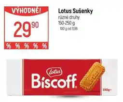 Globus Lotus sušenky nabídka