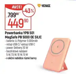 Globus Powerbanka YPB 501 MagSafe PB 5000 OE SILIC nabídka