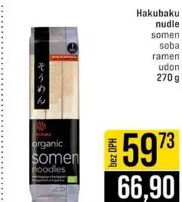 Jip Hakubaku nudle nabídka