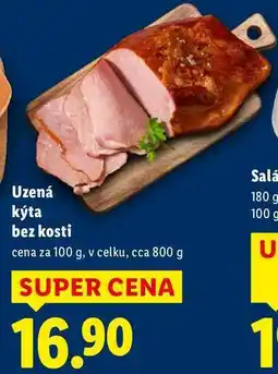 Lidl Uzená kýta bez kosti, cena za nabídka