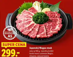 Lidl Japonský Wagyu steak, cena za nabídka