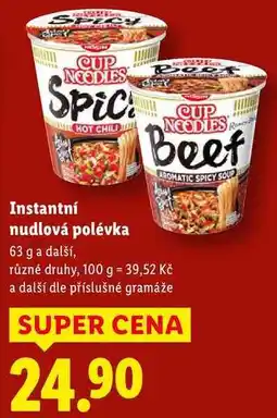 Lidl Instantní nudlová polévka, 63 g a další nabídka