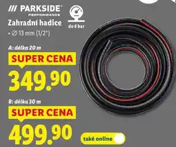 Lidl Zahradní hadice nabídka