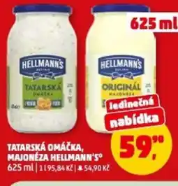 Penny Market Tatarská omáčka, majonéza hellmann's nabídka