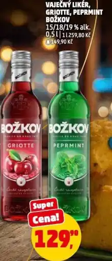 Penny Market Vaječný likér, griotte, peprmint božkov nabídka