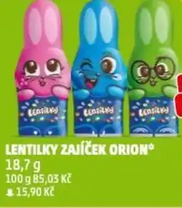 Penny Market Lentilky zajíček orion nabídka