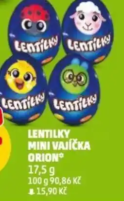 Penny Market Lentilky mini vajicka orion nabídka