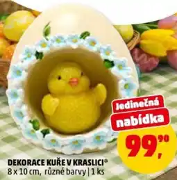 Penny Market Dekorace kuře v kraslici nabídka