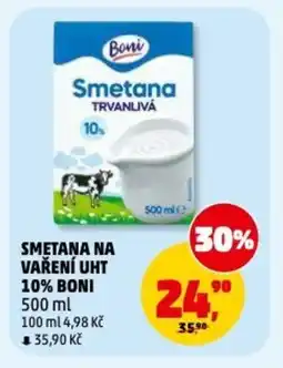 Penny Market Smetana na vaření uht 10% boni nabídka